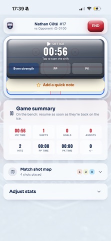 RinkLog: Hockey Stats Tracker Screenshot 7 of 10
