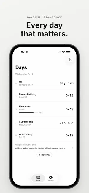 Day: Days Until & Days Since screenshot 1