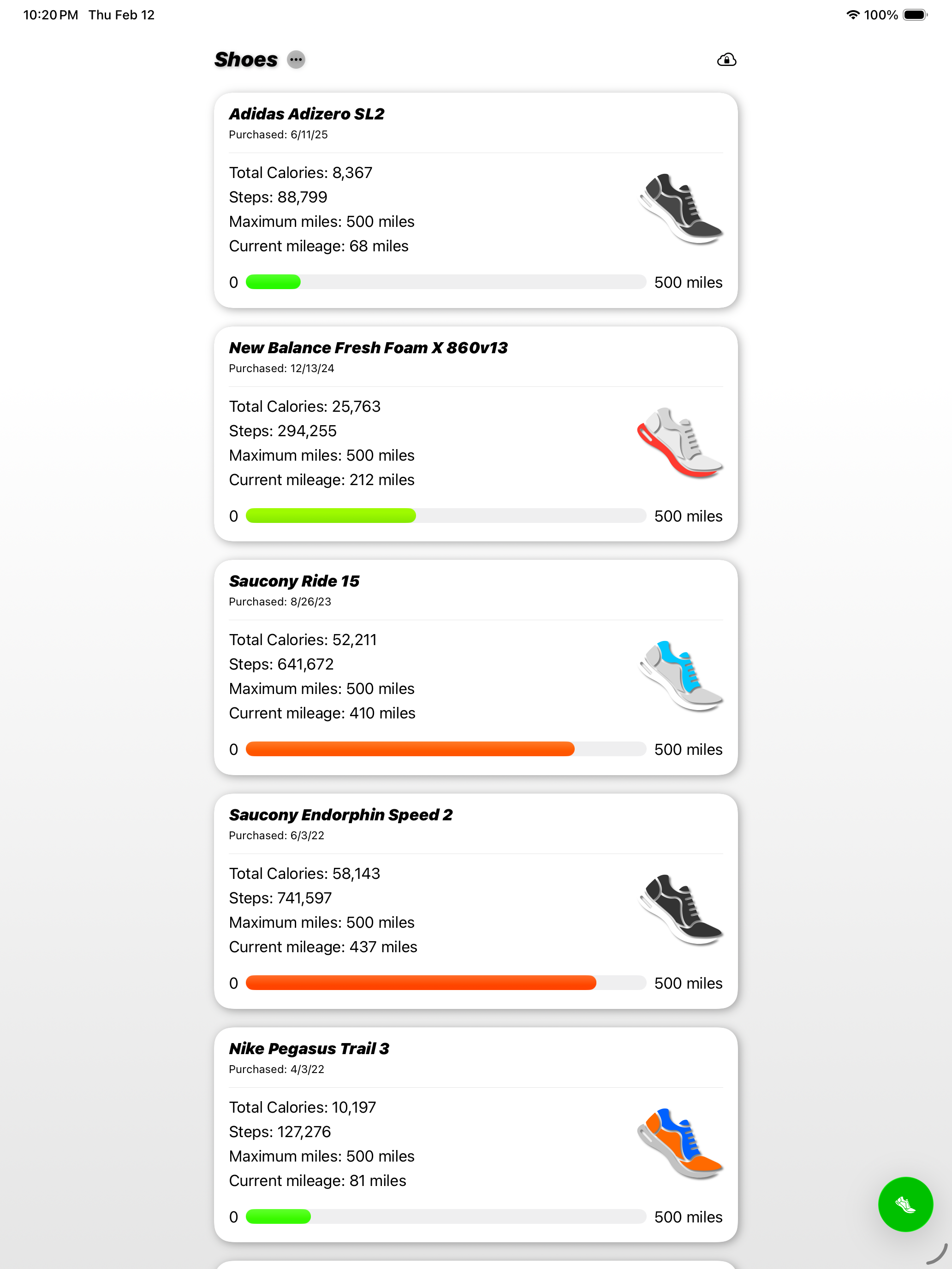 Sneaker Tracker