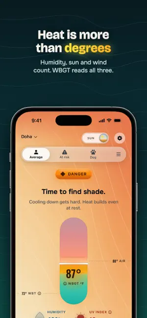 Wet Bulb & Safety: HeatCue screenshot 3