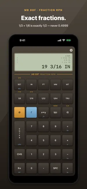 MB-88F Fractional Calculator screenshot 1