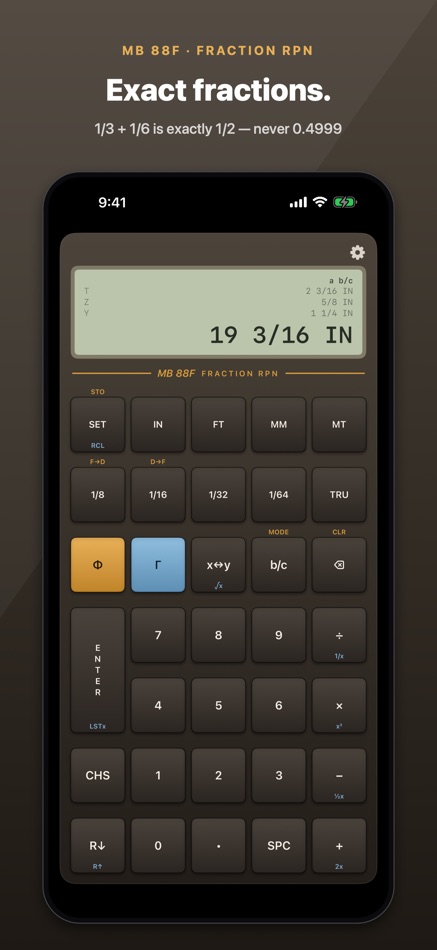 #1. MB-88F Fractional Calculator (iOS) Av: Maxy McMaxFace, LLC