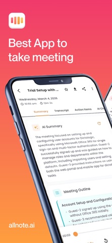 AllNote AI - Meeting Notes screenshot
