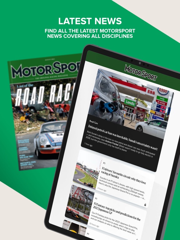 Motor Sport – magazine & news iPad app afbeelding 1
