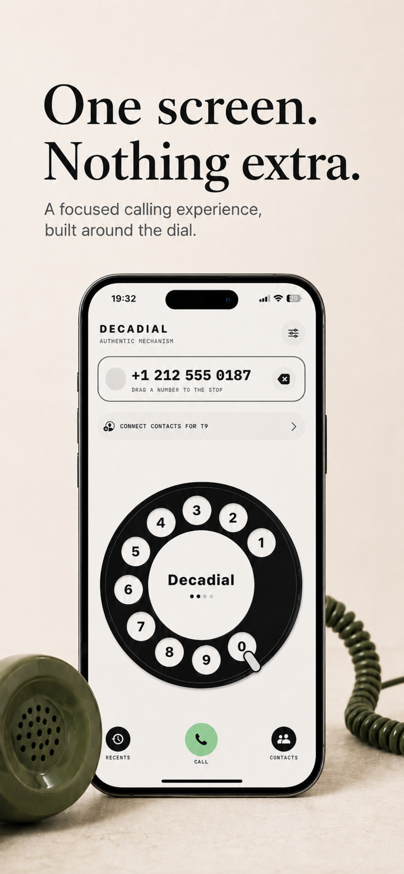 Decadial: Rotary Phone Dialer screenshot 4