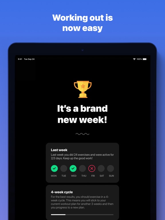 Fit.AI: ultra personal fitness iPad screenshot 6 - Health & Fitness app