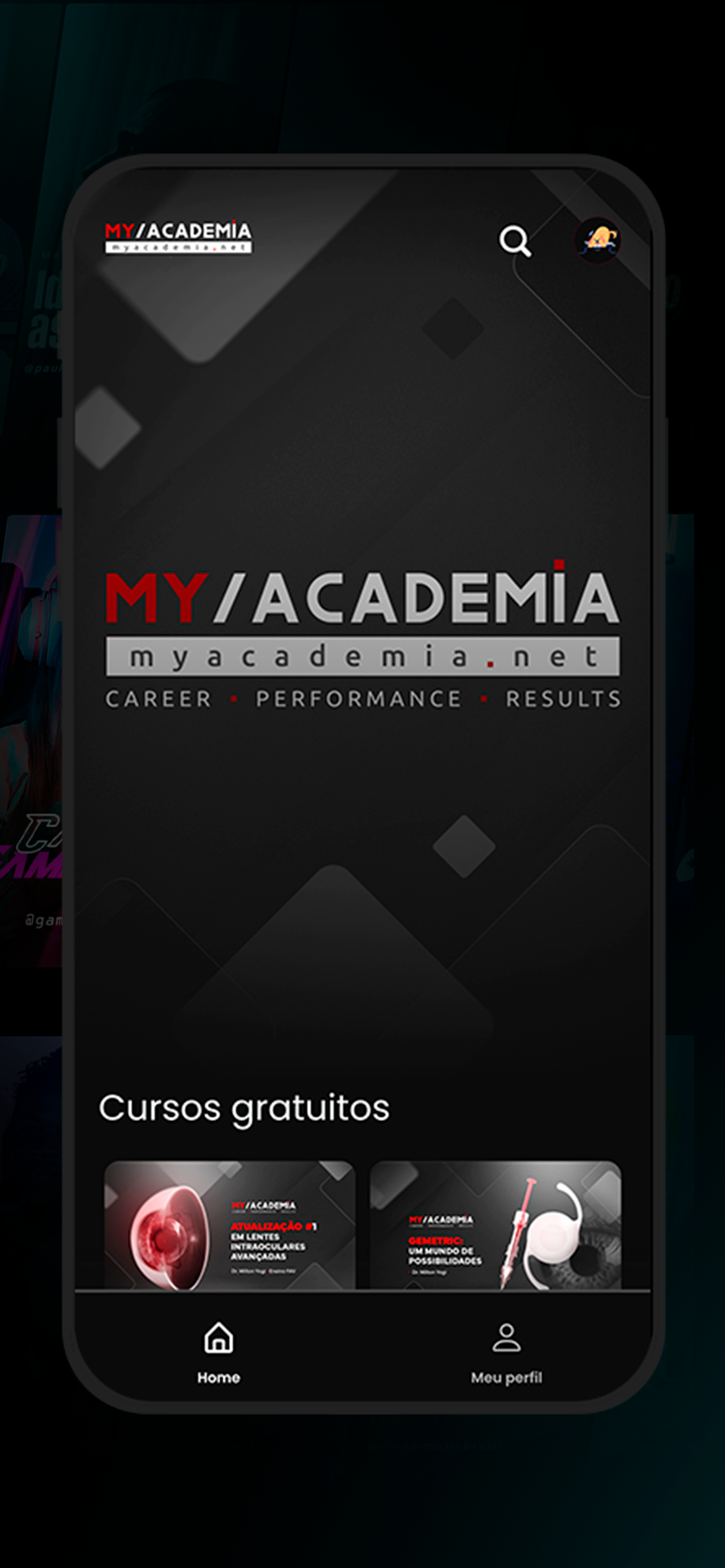 My/Academia screenshot 2