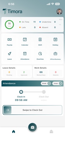 Timora - Automated Payroll App Screenshot 1 of 10