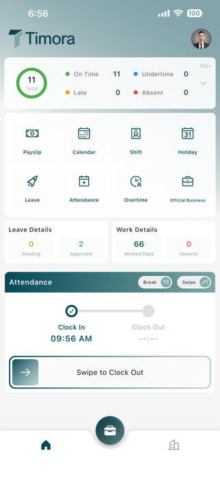 Timora - Automated Payroll App Screenshot 1 of 10