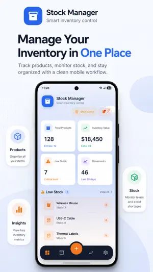 Stock Manager: Inventory screenshot 1