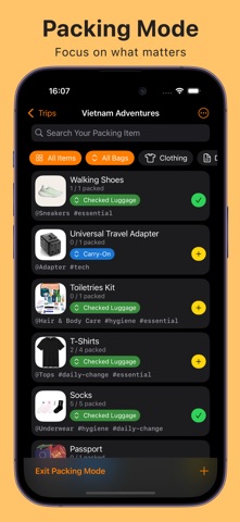 PackEasy - 旅行打包清单 screenshot