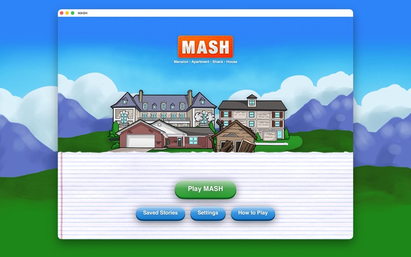 MASH iPhone screenshot