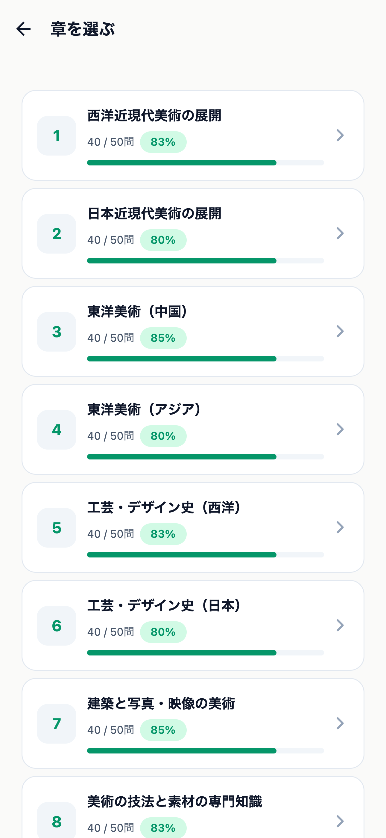 美術検定2級対策 500問 screenshot 2