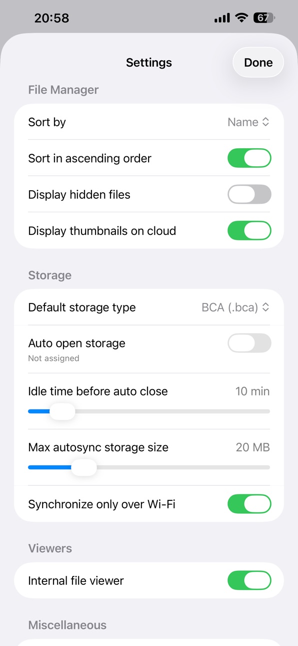 iPhone screenshot