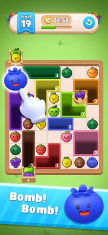 Drop Fruit Away -Color Sort 3D iPhone screenshot