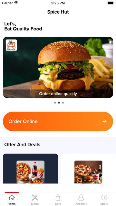 Spice Hut Nottingham. app screenshot