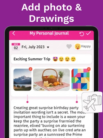 Secret Diary : Private Life iPad screenshot