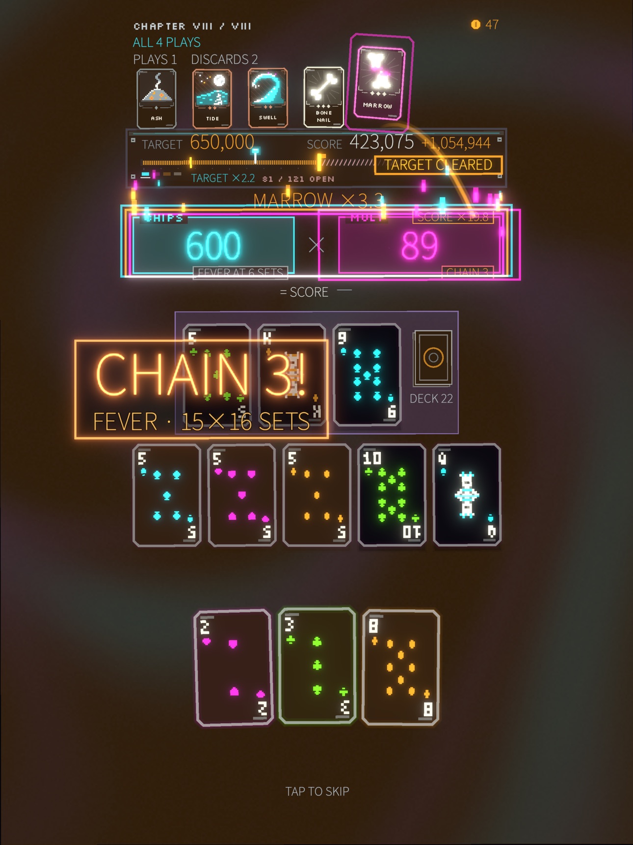 Screenshot 9 of FIFTEEN – Make 15 Roguelike