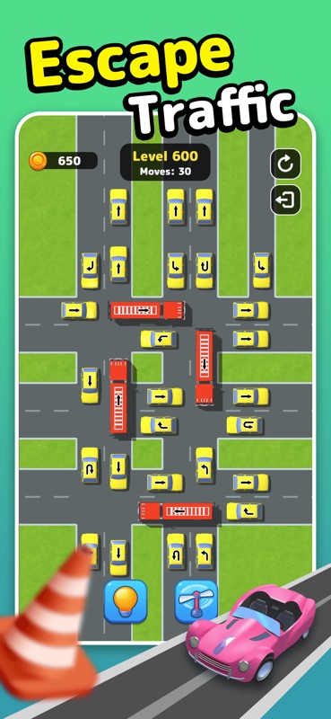 3D Car Game: Parking Jam screenshot 2