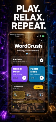 WordCrush: Word Puzzle Game screenshot 2