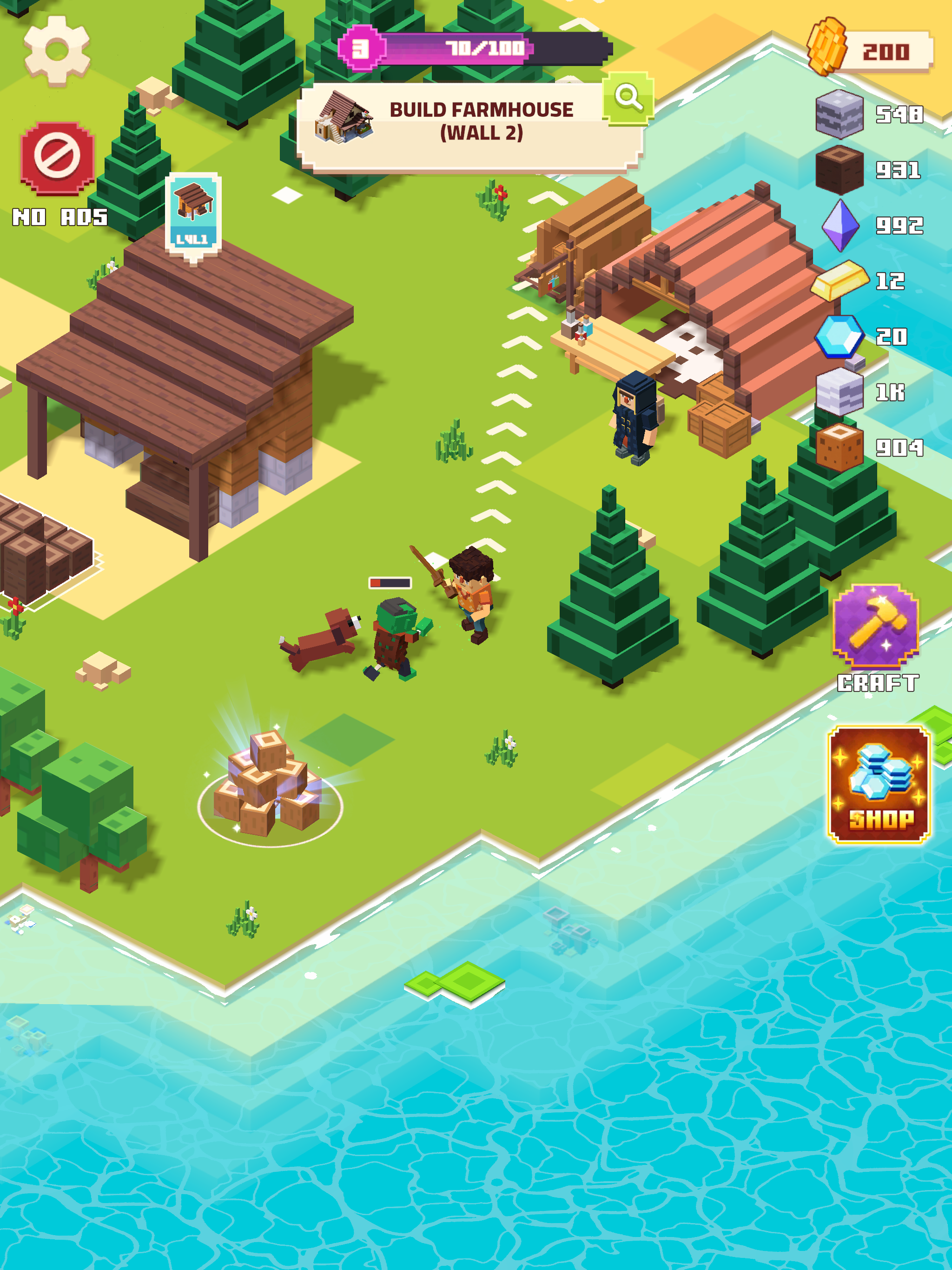 Punch Tree: Receive Wood screenshot 14