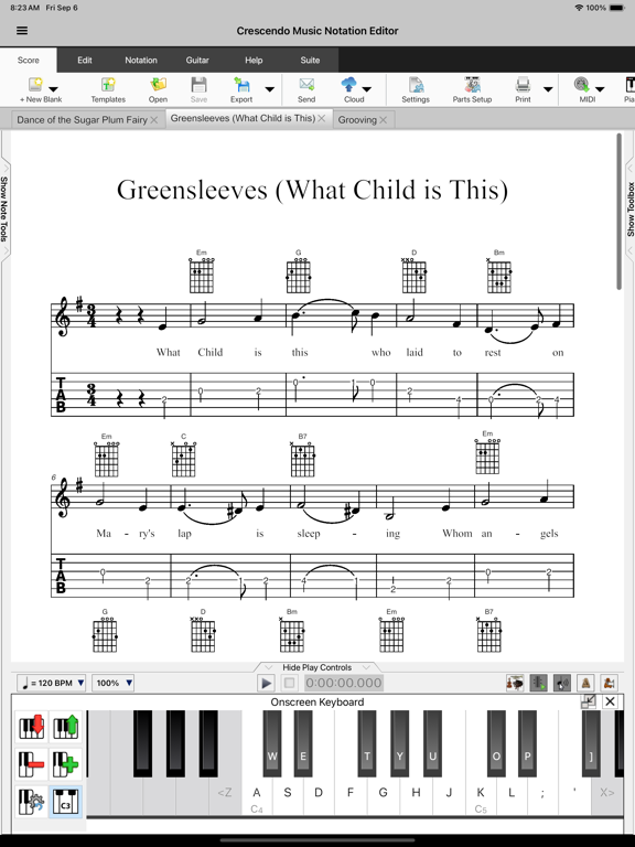 Crescendo Masters Edition iPad screenshot 1 - Music app
