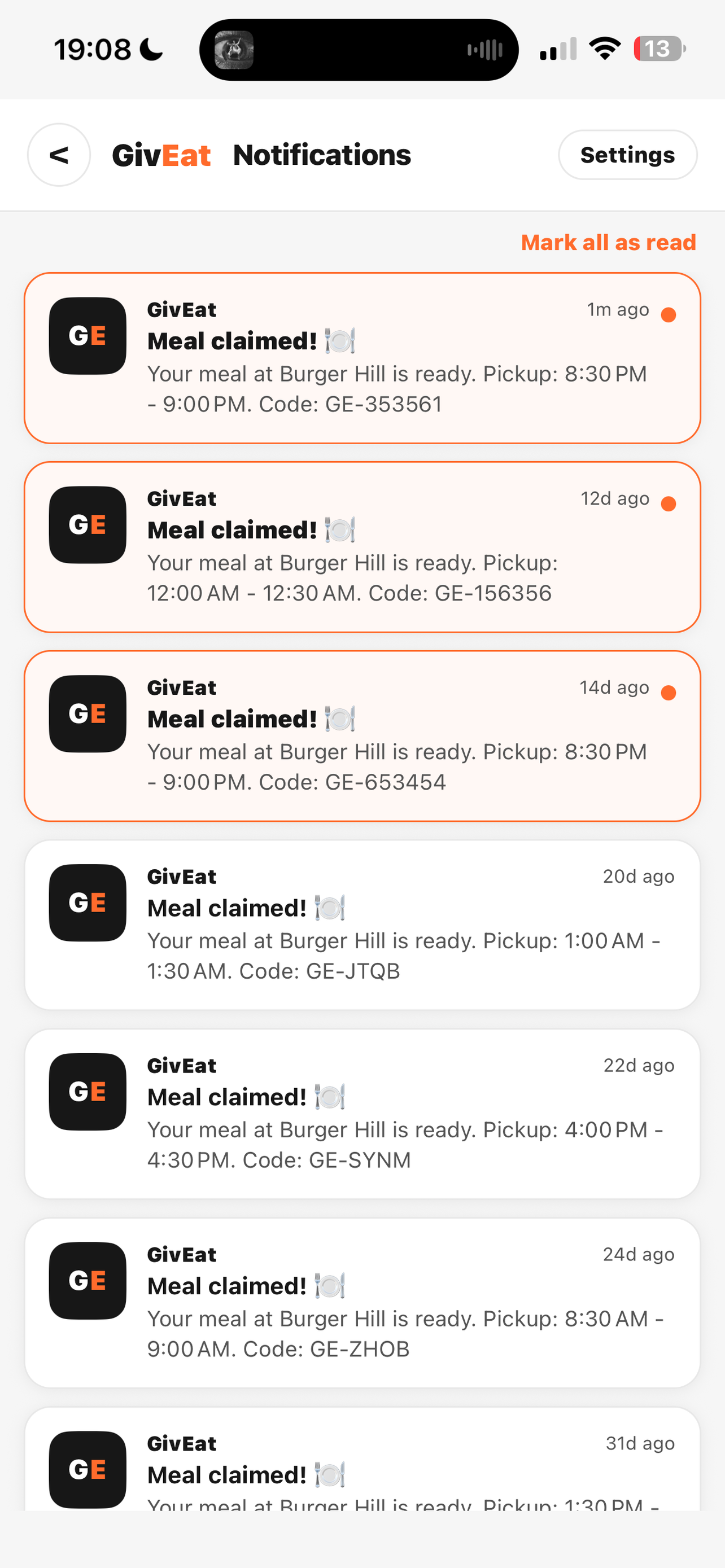 GivEat screenshot 4
