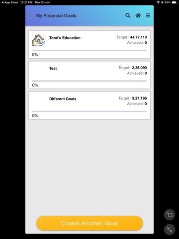 Investify Plus iPad screenshot