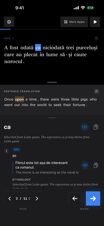 The Three Little Pigs Romanian screenshot 6