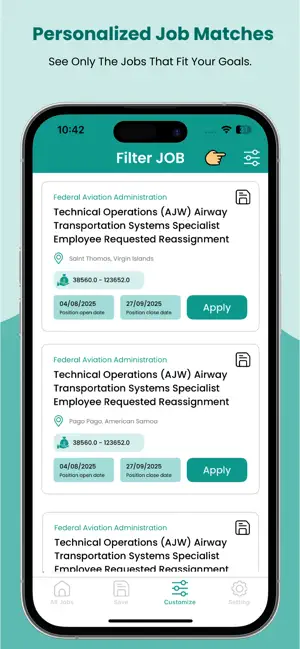 USA Gov FEDERAL jobs Update screenshot 4