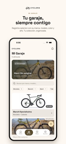 Cyclora: Bike + Routes iPhone screenshot