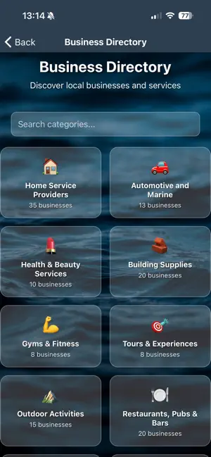 The Knysna App iPhone screenshot 2