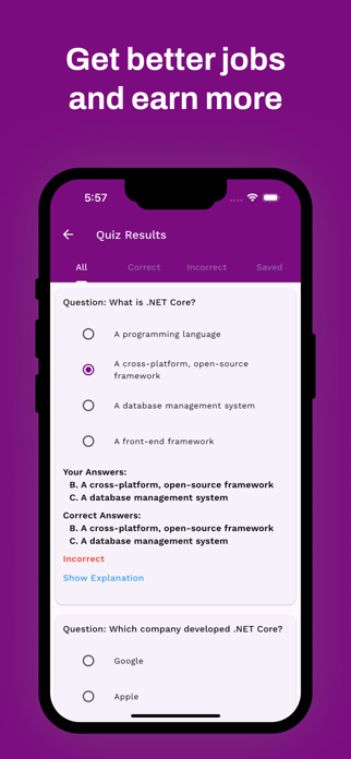 .NET Core Interview Questions Screenshot 2 of 5