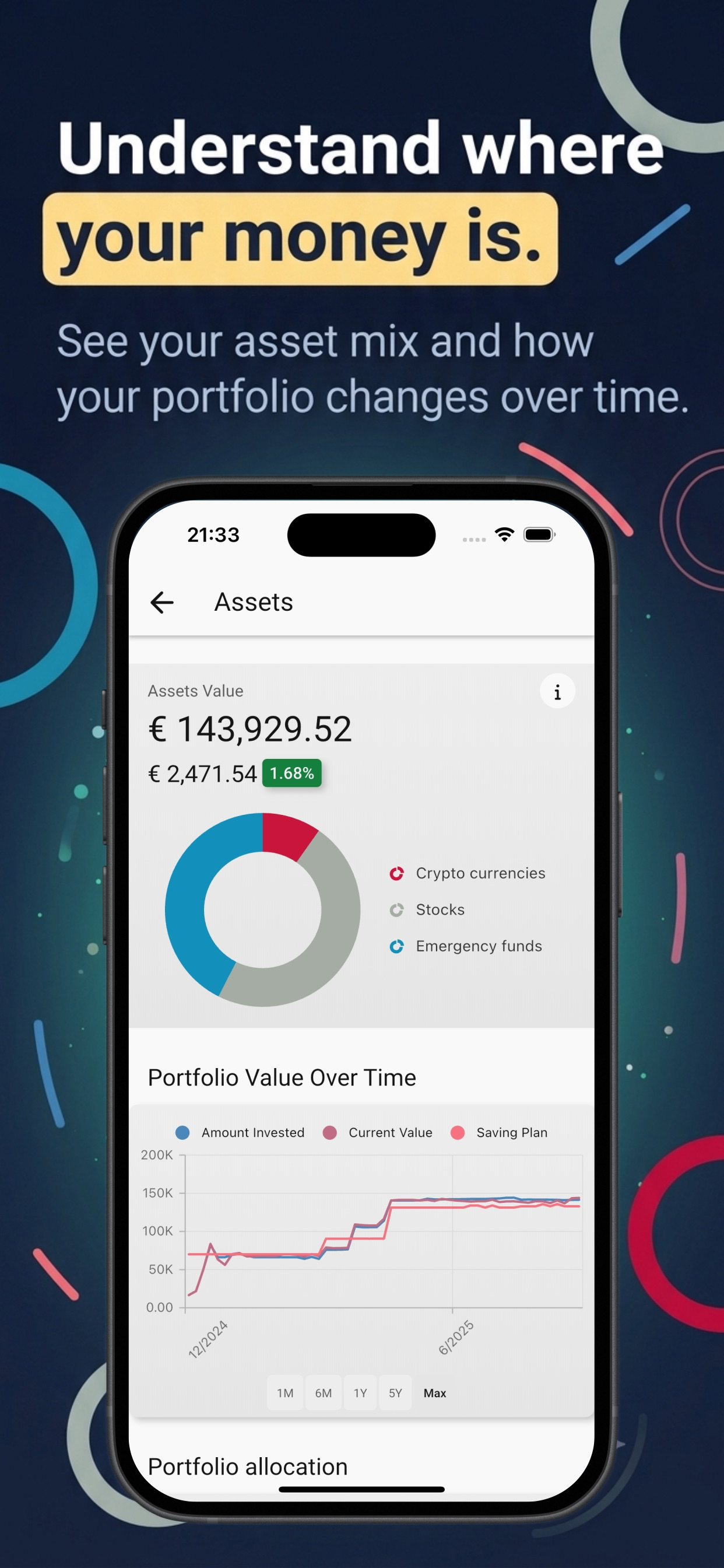 Savings Tracker FINdependence screenshot 3