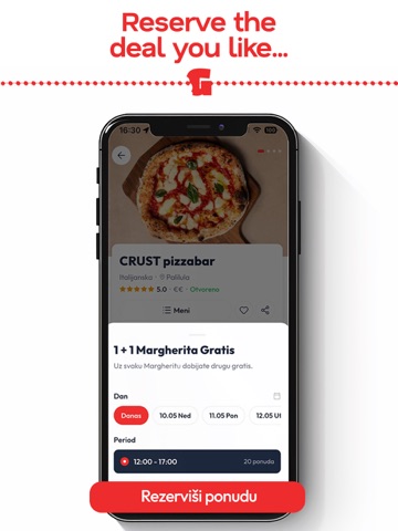 Gušt: Restaurant Deals iPad screenshot