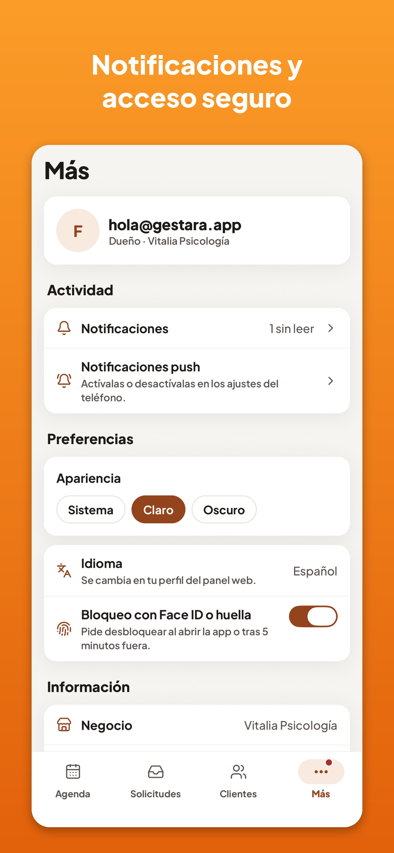 Screenshot 1 of Gestara App