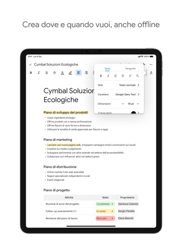Documenti Google App Store preview screenshot 5