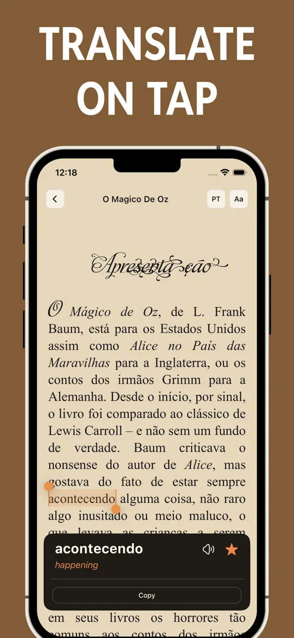 Screenshot #2 pour Lecture en portugais et audio
