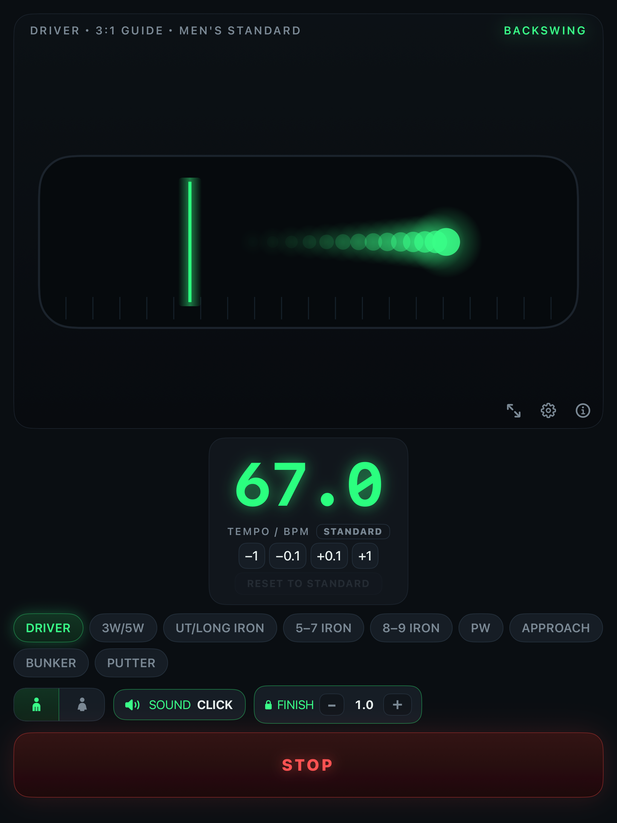 Golf Rhythm Coach screenshot 7
