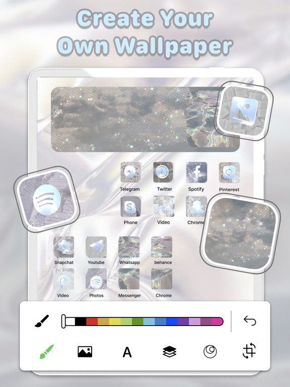 Themie: Wallpapers & Theme iPad screenshot 8 - Graphics & Design app