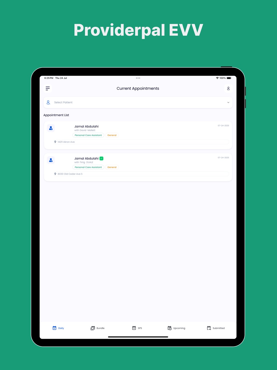 iPad screenshot