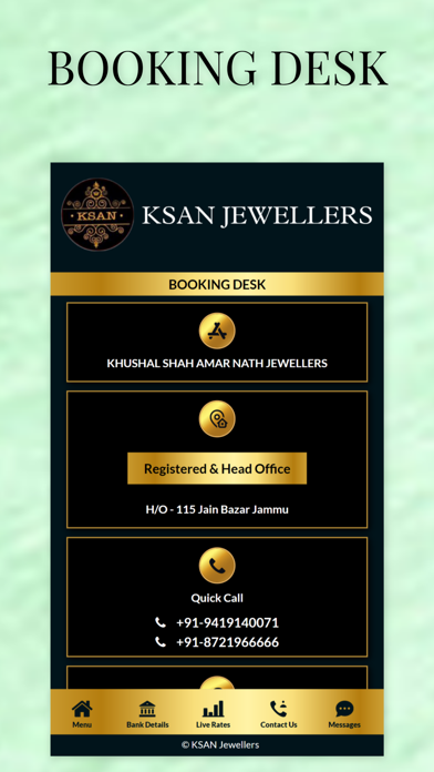 KSAN Jewellers Screenshot