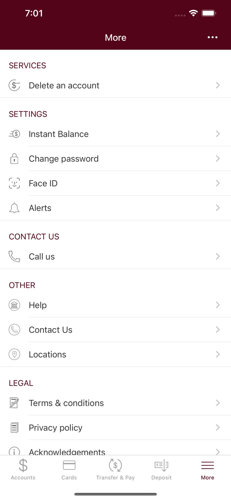 Hingham Savings Personal iphone screenshot 4