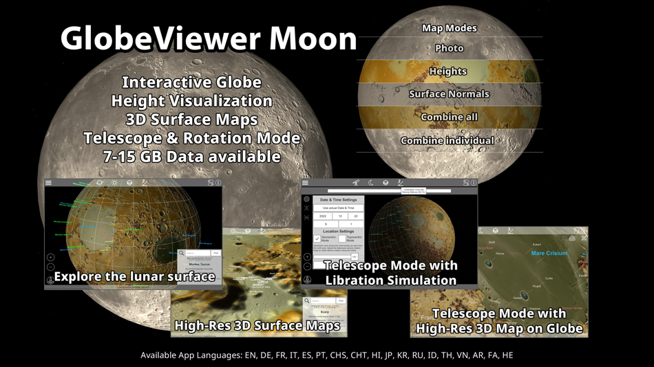 #1. GlobeViewer Moon (macOS) بواسطة: RAB-Software