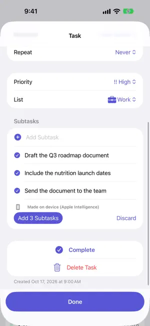 AI ToDo Plus screenshot 2