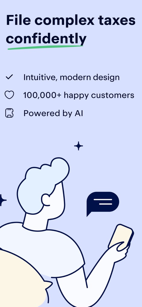 Keeper: Tax Filing & Expenses - This tool offers an intuitive, modern design and is powered by AI, ensuring users can file complex taxes with confidence.