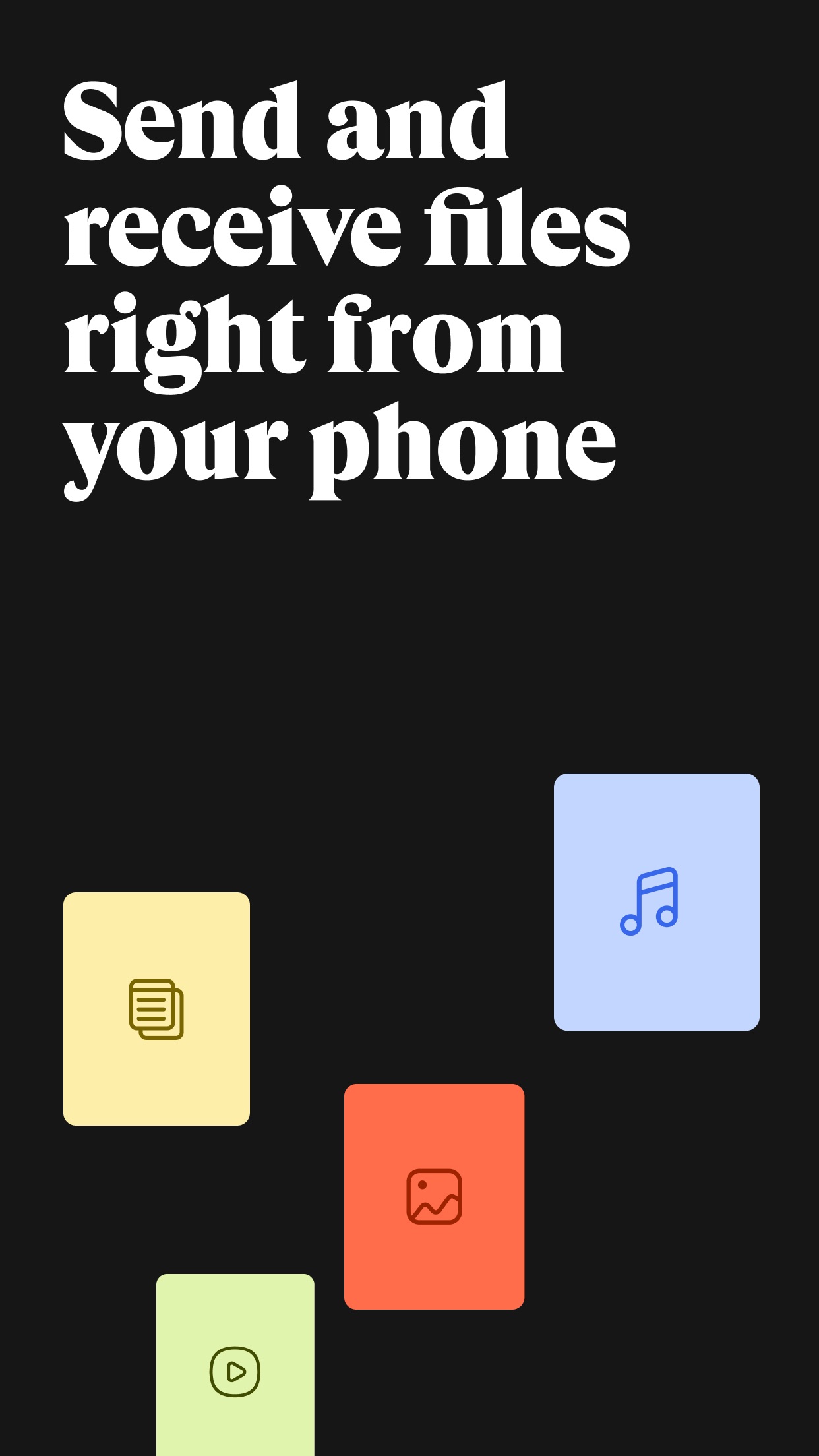 Screenshot 1 of WeTransfer: Transfer Files