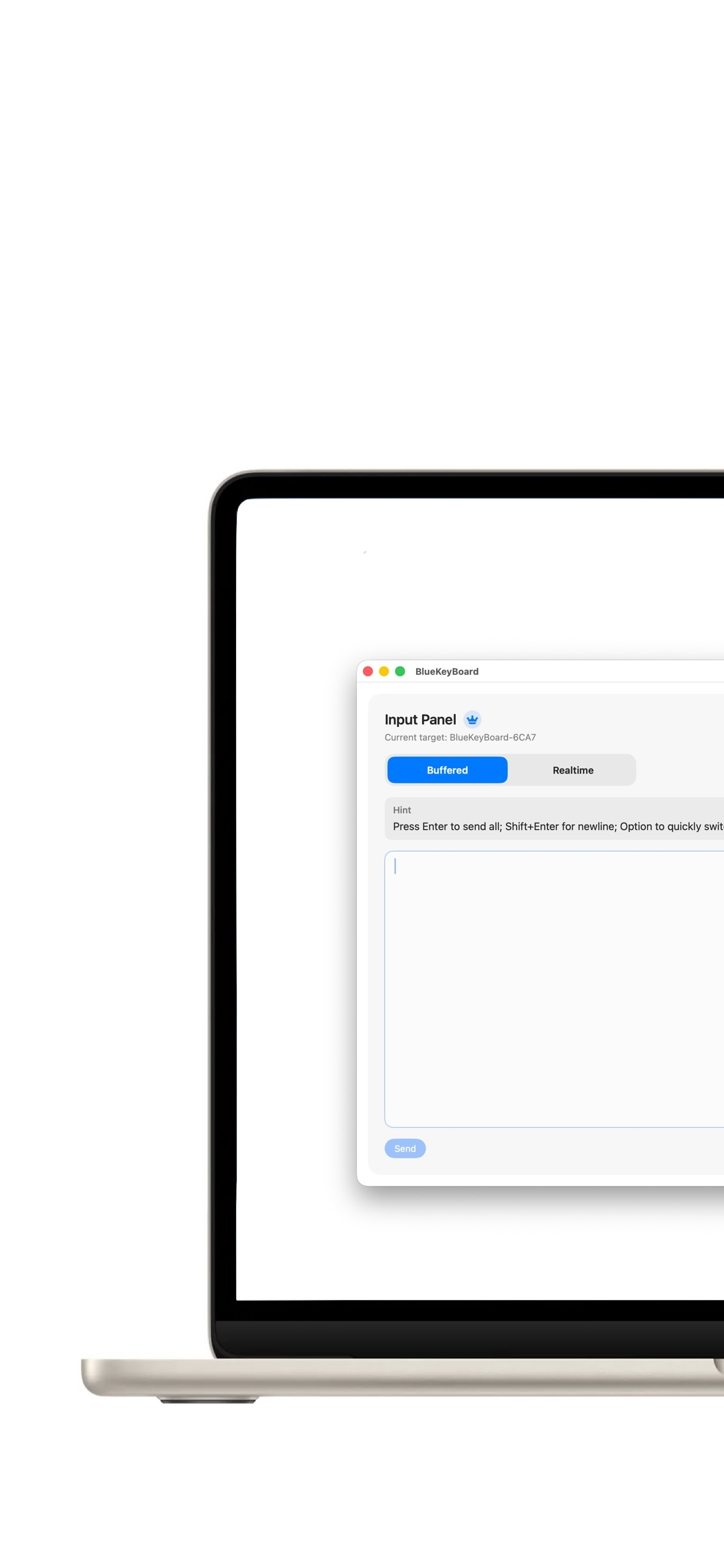 BlueKeyBoard: Remote Keyboard screenshot 2