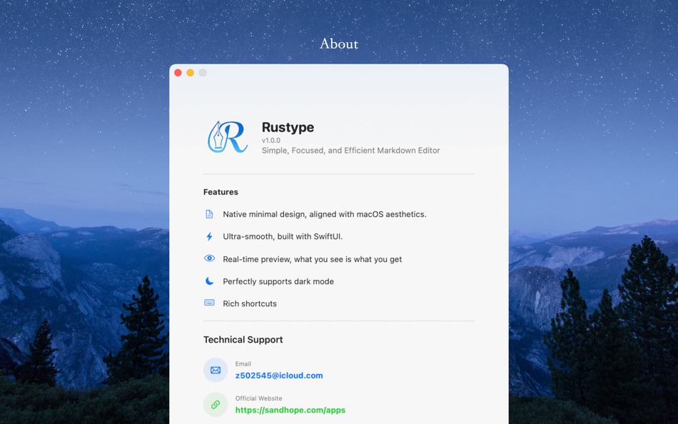 #8. Rustype (macOS) Tekijänä: 复星 张