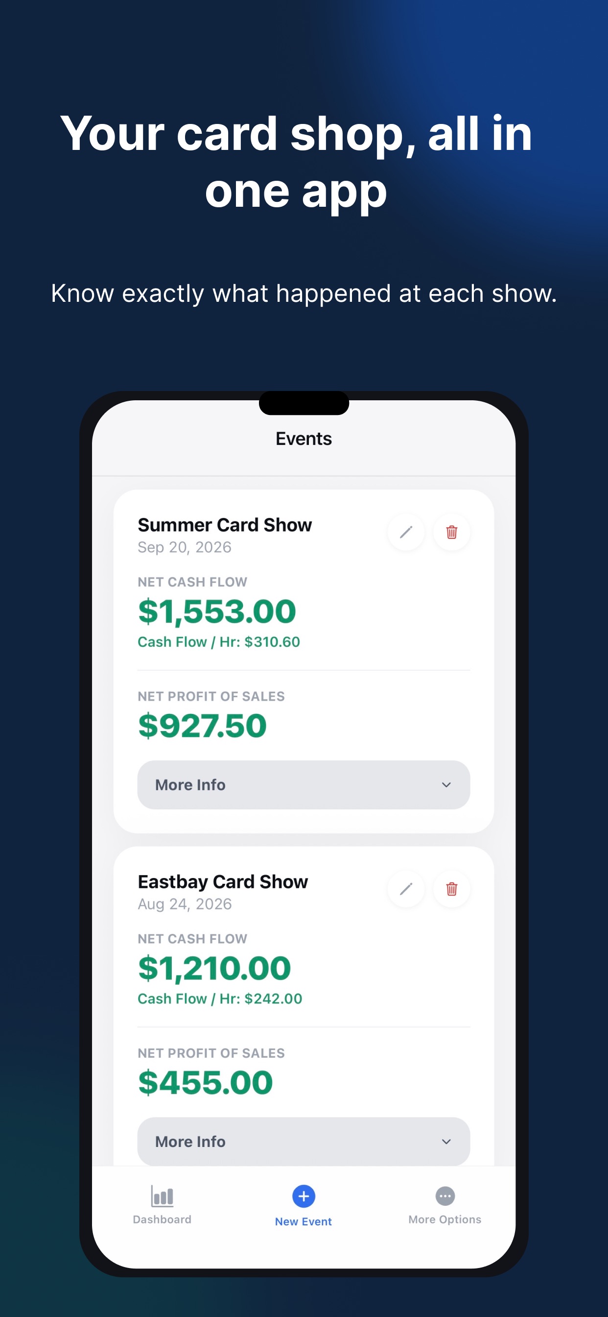 Screenshot 2 of CardBiz: Vendor Tracker